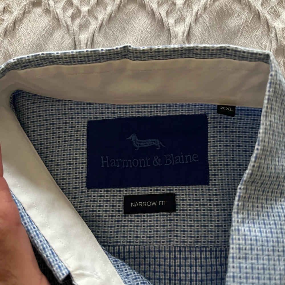 Harmont & Blaine narrow fit dress shirt